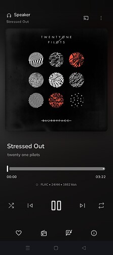 Default Text Color w/ Dark Cover Art