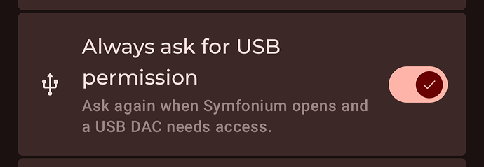 Always ask for usb permission