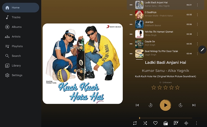 Audio is audible but see play button and progress bar